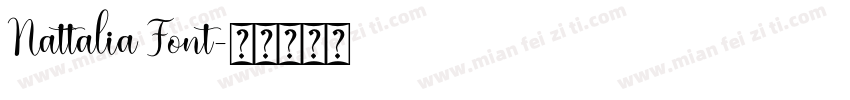 Nattalia Font字体转换
